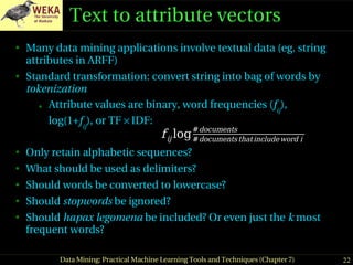 Data Mining Practical Machine Learning Tools and Techniques | PDF