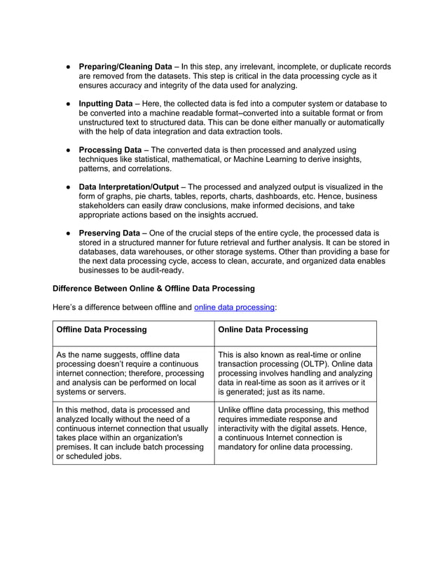 Data Processing Translate Raw Data Into Valuable Insights Pdf