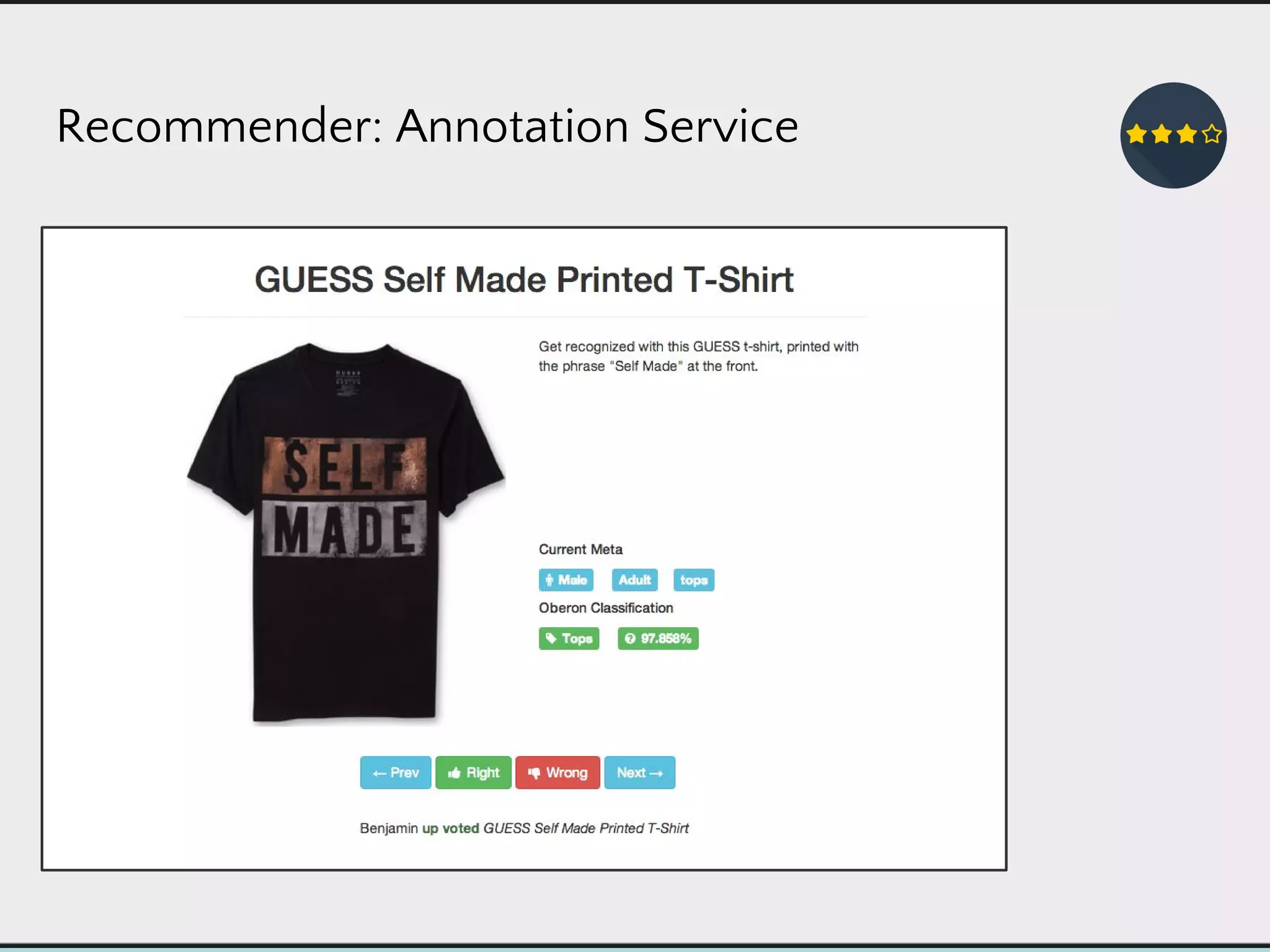 Recommender: Annotation Service
 