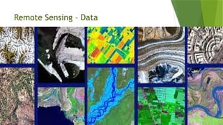 Data products and Image Analysis Remote sensing | PPTX
