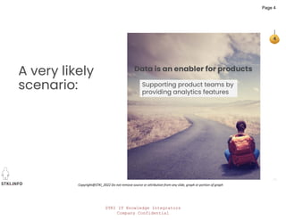 STKI IT Knowledge Integrators
Company Confidential
STKI.INFO
4
Copyright@STKI_2022 Do not remove source or attribution from any slide, graph or portion of graph
A very likely
scenario:
Page 4
 