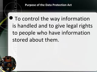Data protection act 