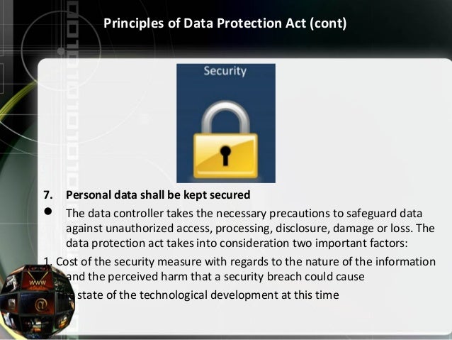 Why is the Data Protection Act important?