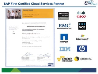 SAP First Certified Cloud Services Partner




5
 