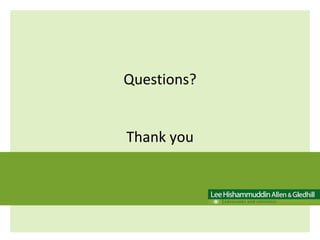 Questions? Thank you 