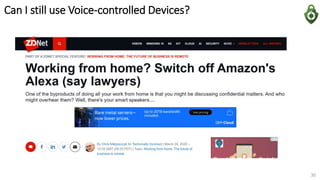 Can I still use Voice-controlled Devices?
30
 