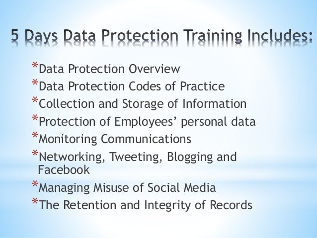 Data Protection Training