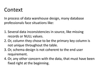 Data quality and data profiling | PPTX