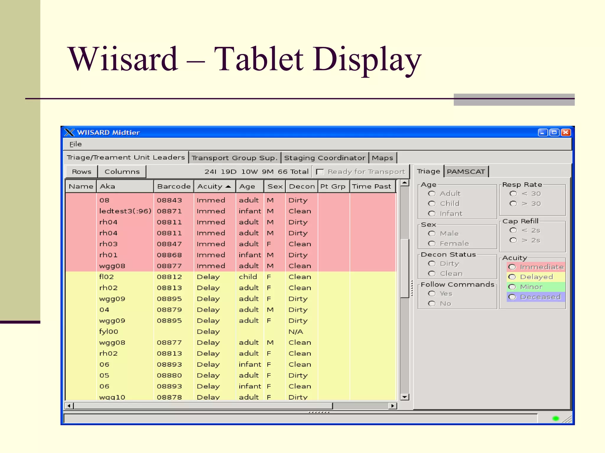 Wiisard – Tablet Display
 