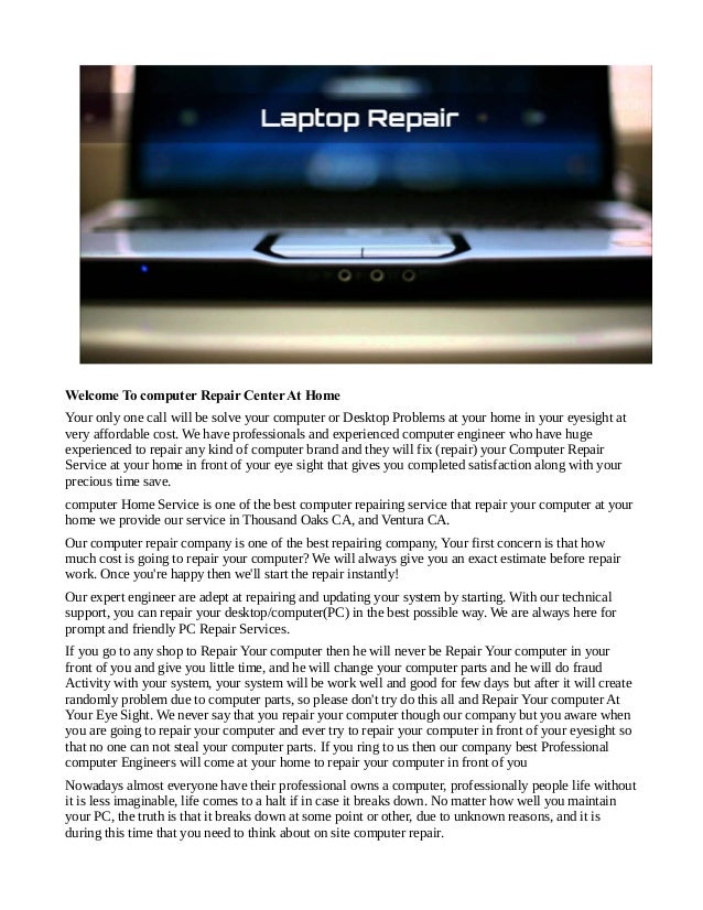 Computer Repair And Data Recovery