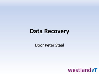 Data Recovery Door Peter Staal 