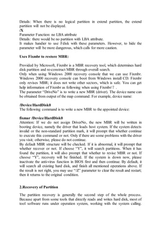 Data recovery report | DOCX