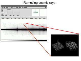 Removing cosmic rays
 