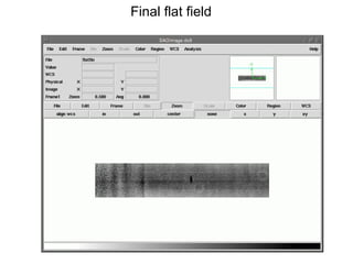 Final flat field
 