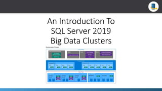 An Introduction To
SQL Server 2019
Big Data Clusters
 