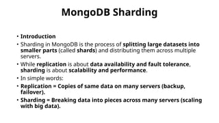 Data replication in MongoDB is the process | PPTX