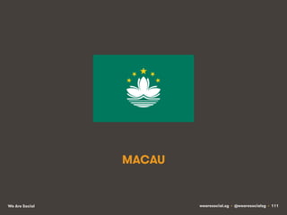 wearesocial.sg • @wearesocialsg • 111We Are Social
MACAU
 