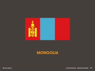 wearesocial.sg • @wearesocialsg • 127We Are Social
MONGOLIA
 