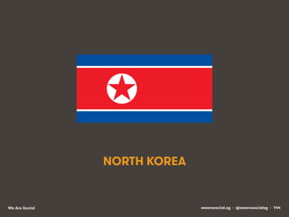wearesocial.sg • @wearesocialsg • 144We Are Social
NORTH KOREA
 