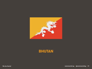 wearesocial.sg • @wearesocialsg • 51We Are Social
BHUTAN
 