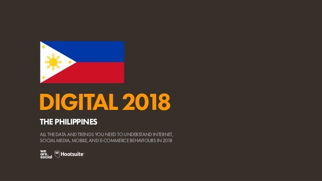 Digital 2018 Philippines January 2018