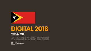 DIGITAL2018
ALL THE DATA AND TRENDS YOU NEED TO UNDERSTAND INTERNET,
SOCIAL MEDIA, MOBILE, AND E-COMMERCE BEHAVIOURS IN 20...