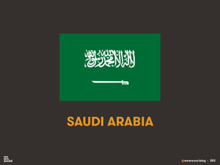 @wearesocialsg • 353
SAUDI ARABIA
 