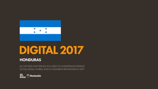 DIGITAL2017
ALL THE DATA AND TRENDS YOU NEED TO UNDERSTAND INTERNET,
SOCIAL MEDIA, MOBILE, AND E-COMMERCE BEHAVIOURS IN 20...