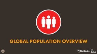 22
GLOBAL POPULATION OVERVIEW
 