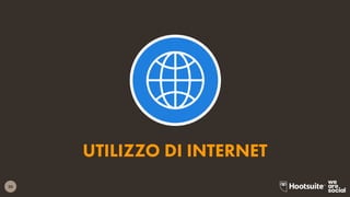 20
UTILIZZO DI INTERNET
 