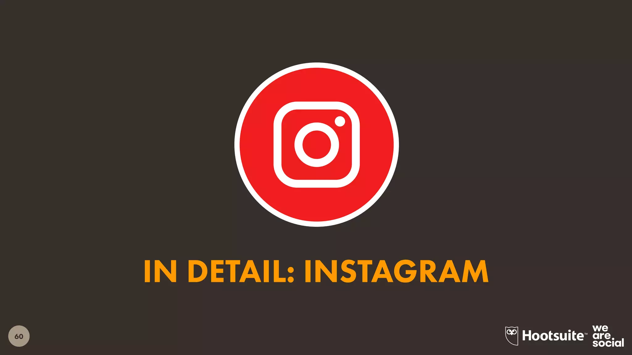 60
IN DETAIL: INSTAGRAM
 