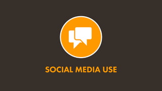 SOCIAL MEDIA USE
 