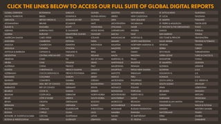 GLOBAL OVERVIEW BOTSWANA DJIBOUTI GUINEA LESOTHO NETHERLANDS ST. KITTS & NEVIS TAJIKISTAN
DIGITAL YEARBOOK BRAZIL DOMINICA GUINEA-BISSAU LIBERIA NEW CALEDONIA ST. LUCIA TANZANIA
ABKHAZIA BRITISH VIRGIN IS. DOMINICAN REP. GUYANA LIBYA NEW ZEALAND ST. MARTIN THAILAND
AFGHANISTAN BRUNEI ECUADOR HAITI LIECHTENSTEIN NICARAGUA ST. PIERRE & MIQUELON TIMOR-LESTE
ÅLAND IS. BULGARIA EGYPT HONDURAS LITHUANIA NIGER ST. VINCENT & THE GRENADINES TOGO
ALBANIA BURKINA FASO EL SALVADOR HONG KONG LUXEMBOURG NIGERIA SAMOA TOKELAU
ALGERIA BURUNDI EQUATORIAL GUINEA HUNGARY MACAU NIUE SAN MARINO TONGA
AMERICAN SAMOA CABO VERDE ERITREA ICELAND MADAGASCAR NORFOLK IS. SÃO TOMÉ & PRÍNCIPE TRANSNISTRIA
ANDORRA CAMBODIA ESTONIA INDIA MALAWI NORTH MACEDONIA SAUDI ARABIA TRINIDAD & TOBAGO
ANGOLA CAMEROON ESWATINI INDONESIA MALAYSIA NORTHERN MARIANA IS. SENEGAL TUNISIA
ANGUILLA CANADA ETHIOPIA IRAN MALDIVES NORWAY SERBIA TURKEY
ANTIGUA & BARBUDA CAYMAN IS. FALKLAND IS. IRAQ MALI OMAN SEYCHELLES TURKMENISTAN
ARGENTINA CENTRAL AFRICAN REP. FAROE IS. IRELAND MALTA PAKISTAN SIERRA LEONE TURKS & CAICOS IS.
ARMENIA CHAD FIJI ISLE OF MAN MARSHALL IS. PALAU SINGAPORE TUVALU
ARUBA CHILE FINLAND ISRAEL MARTINIQUE PALESTINE ST. MAARTEN UGANDA
AUSTRALIA CHINA FRANCE ITALY MAURITANIA PANAMA SLOVAKIA UKRAINE
AUSTRIA CHRISTMAS IS. FRENCH GUIANA JAMAICA MAURITIUS PAPUA NEW GUINEA SLOVENIA U.A.E.
AZERBAIJAN COCOS (KEELING) IS. FRENCH POLYNESIA JAPAN MAYOTTE PARAGUAY SOLOMON IS. U.K.
BAHAMAS COLOMBIA GABON JERSEY MEXICO PERU SOMALIA U.S.A.
BAHRAIN COMOROS GAMBIA JORDAN MICRONESIA PHILIPPINES SOUTH AFRICA U.S. VIRGIN IS.
BANGLADESH DEM. REP. OF CONGO GEORGIA KAZAKHSTAN MOLDOVA PITCAIRN IS. SOUTH SUDAN URUGUAY
BARBADOS REP. OF CONGO GERMANY KENYA MONACO POLAND SPAIN UZBEKISTAN
BELARUS COOK IS. GHANA KIRIBATI MONGOLIA PORTUGAL SRI LANKA VANUATU
BELGIUM COSTA RICA GIBRALTAR NORTH KOREA MONTENEGRO PUERTO RICO SUDAN VATICAN
BELIZE CÔTE D’IVOIRE GREECE SOUTH KOREA MONTSERRAT QATAR SURINAME VENEZUELA
BENIN CROATIA GREENLAND KOSOVO MOROCCO RÉUNION SVALBARD & JAN MAYEN VIETNAM
BERMUDA CUBA GRENADA KUWAIT MOZAMBIQUE ROMANIA SWAZILAND WALLIS & FUTUNA
BHUTAN CURAÇAO GUADELOUPE KYRGYZSTAN MYANMAR RUSSIAN FEDERATION SWEDEN WESTERN SAHARA
BOLIVIA CYPRUS GUAM LAOS NAMIBIA RWANDA SWITZERLAND YEMEN
BONAIRE, ST. EUSTATIUS & SABA CZECHIA GUATEMALA LATVIA NAURU ST. BARTHÉLEMY SYRIA ZAMBIA
BOSNIA & HERZEGOVINA DENMARK GUERNSEY LEBANON NEPAL ST. HELENA TAIWAN ZIMBABWE
CLICK THE LINKS BELOW TO ACCESS OUR FULL SUITE OF GLOBAL DIGITAL REPORTS
 