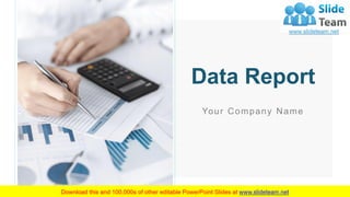 Data Report
Your Company Name
 