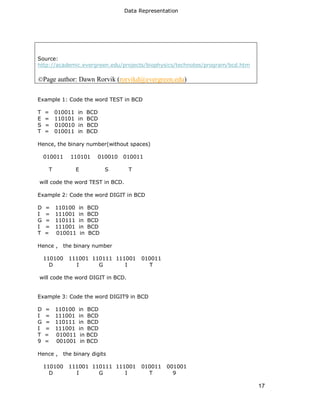 Data representation | PDF