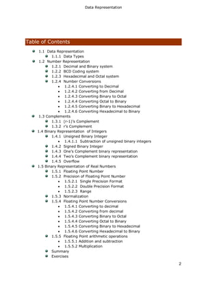 Data representation | PDF