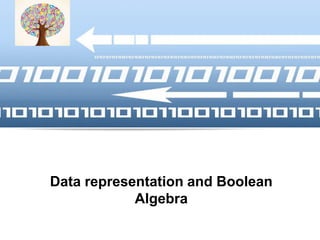 LOGO
Data representation and Boolean
Algebra
 