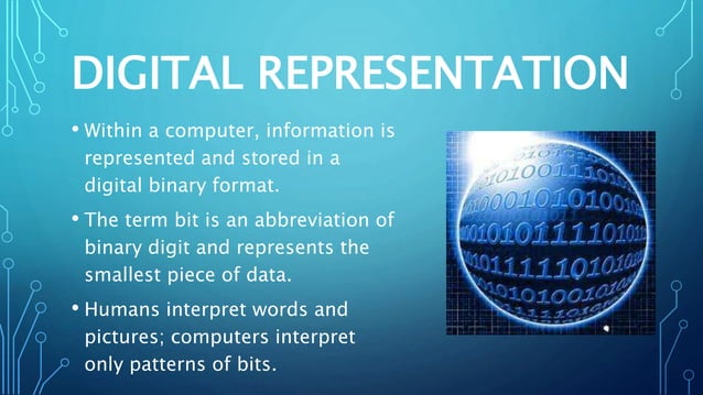 Data representation in computers