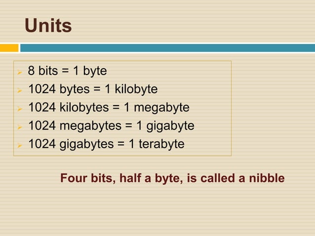Data Representation in Computers | PPT