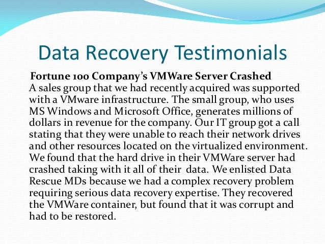 local secure data rescue