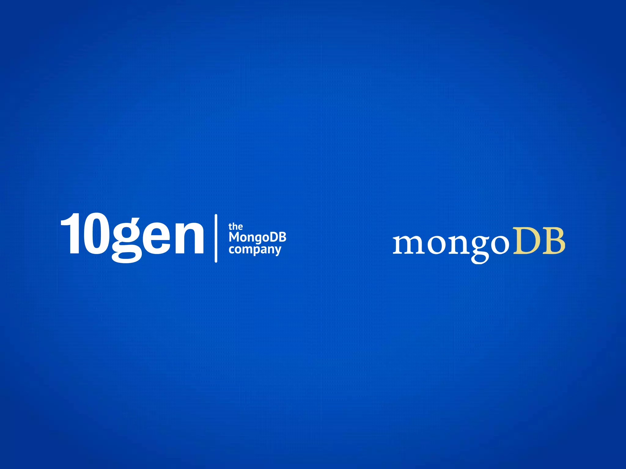 mongoDB: Driving a data revolution