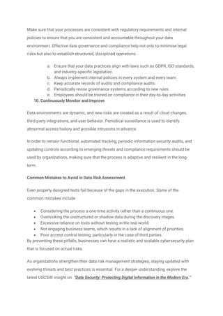 Personal Data Risk Assessment Data Risk Assessment in 2026: A Step-by-Step Practical Approach | PDF