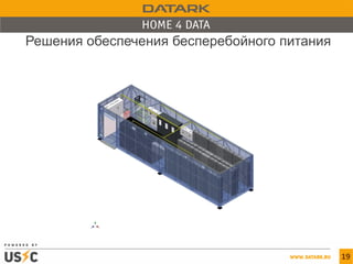 19
Решения обеспечения бесперебойного питания
 