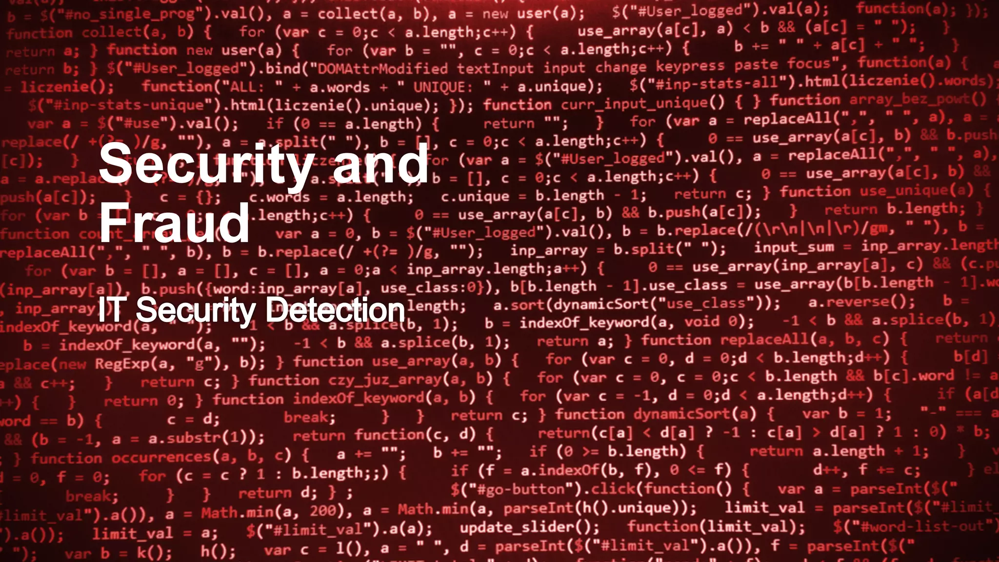 52© Copyright 2015 Pivotal. All rights reserved. 52© Copyright 2013 Pivotal. All rights reserved.
Security and
Fraud
 