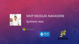 MVP NICOLAS NAKASONE
Synthetic data
 