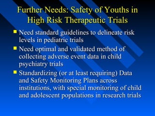 Data Safety Monitoring Boards in Pediatric Clinical Trials