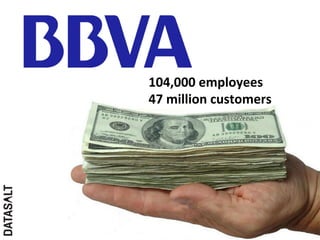104,000	
  employees	
  
47	
  million	
  customers	
  
 