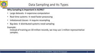 REQUIREMENT TO MACHINE LEARNING – Data Sampling | PDF