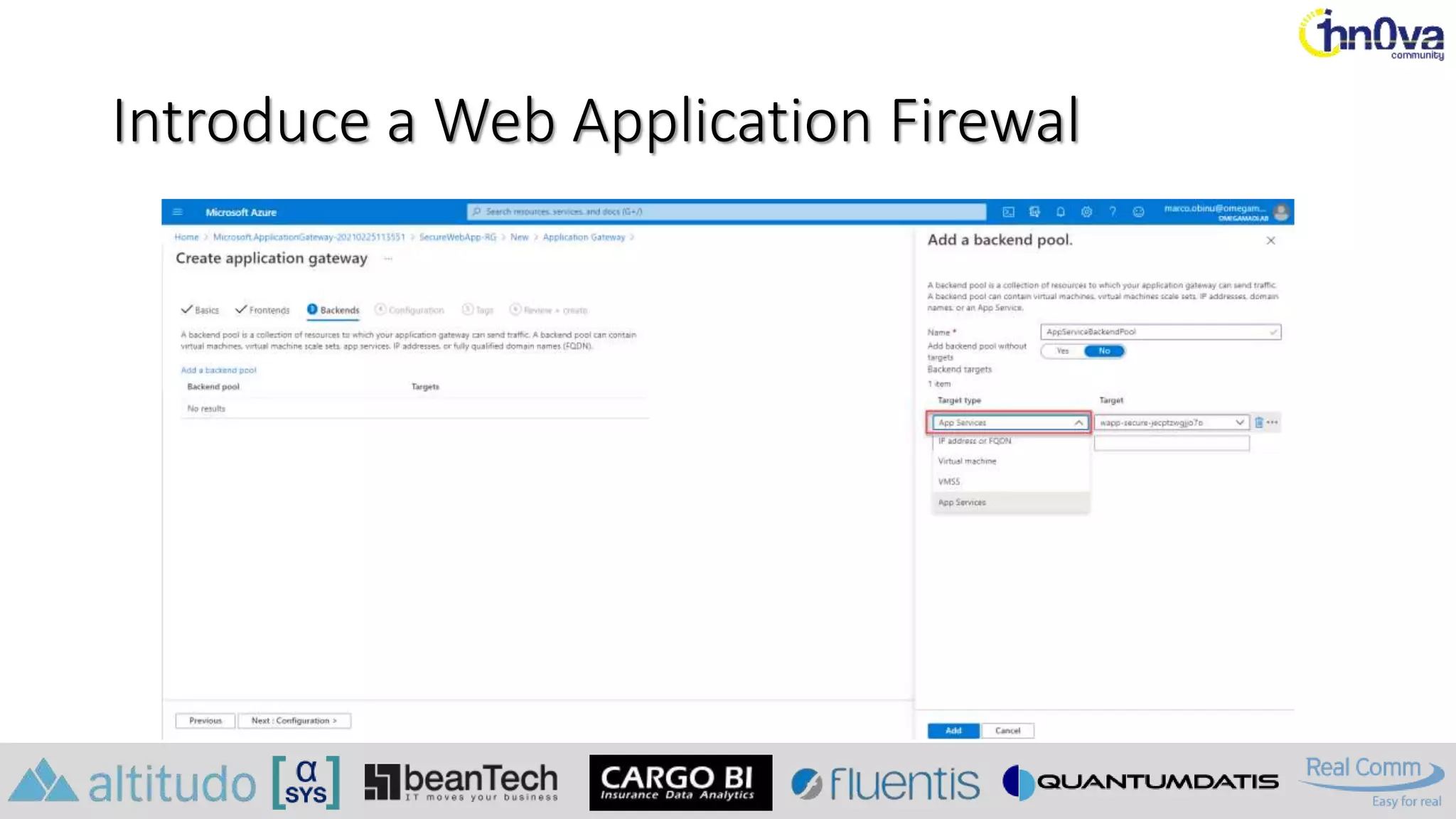 Introduce a Web Application Firewal
 