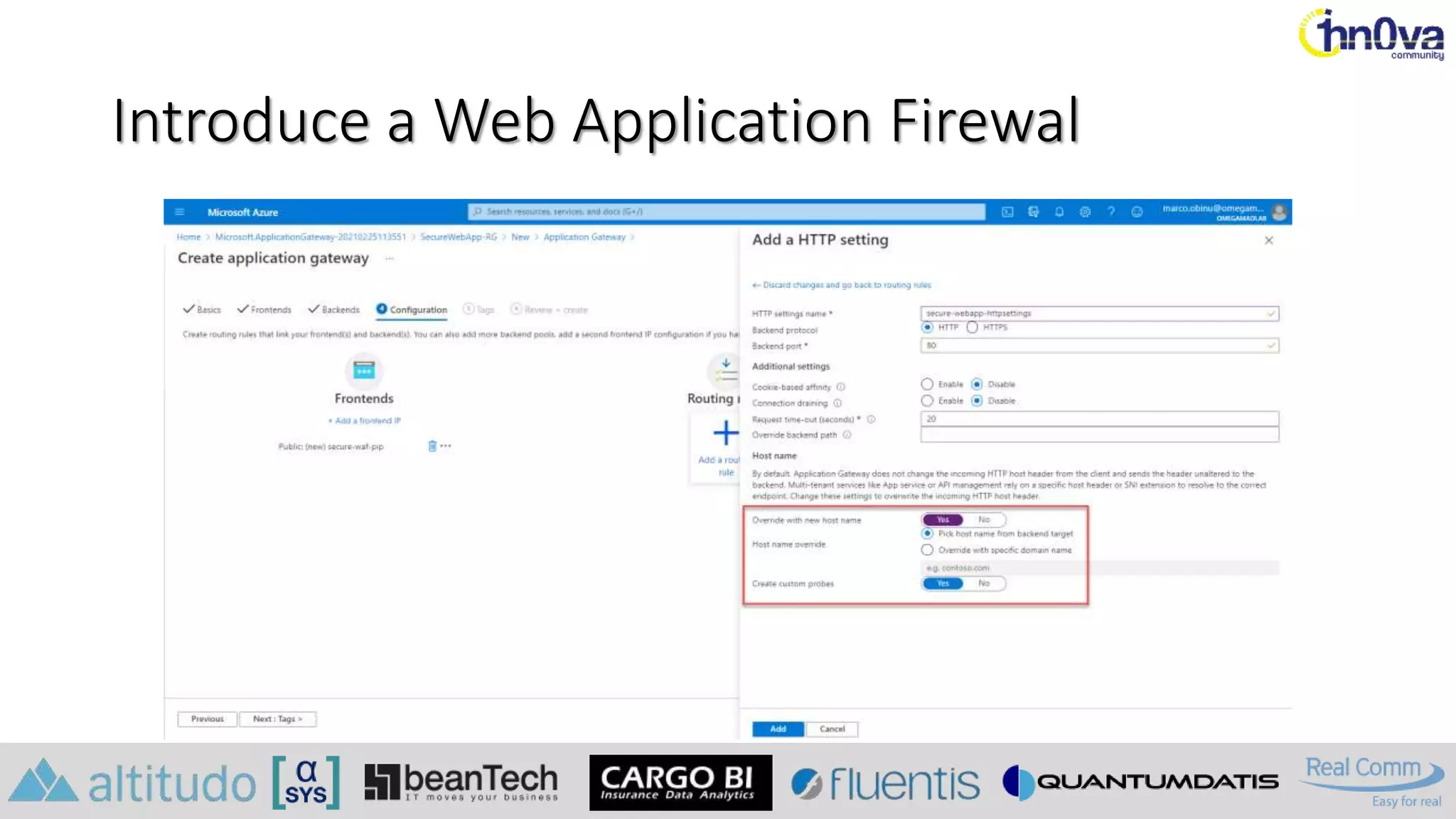 Introduce a Web Application Firewal
 